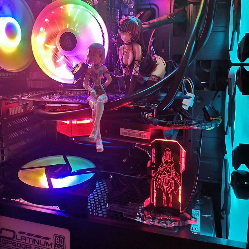 Graphics Card Holder ARGB +5VD G/3PIN AURA Synchronous Symphony GPU #STEELSERIES Pollution LED Lamp Chassis DIY Decoration