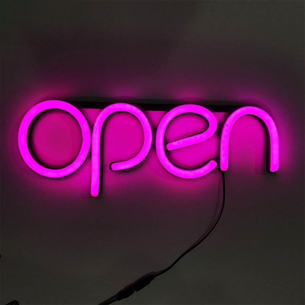 ultra jasny neon wielobarwny styl otwarte doprowadziły znak światła neon RGB lista okno wyświetlania oświetlenie baru, restauracja, sklep, salon