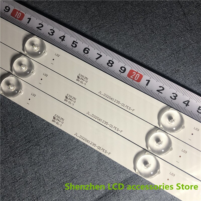Voor Tcl LE32D99 LE32C11 JL.D32061235-017ES-F Led 32 Inch Gebruik Aluminium 100% Lcd Tv Backlight Bar