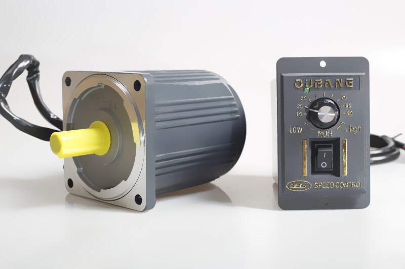 Motor de 40W con motor de 220 V/110 V AC eje óptico de control de velocidad de motor/motor de engranajes 5IK40RA-C