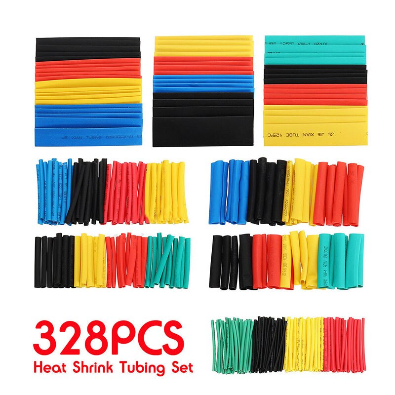Fire Retardant Shrinkage Ratio 2: 1 560PCS Heat Shrink Wire Heat Shrink Cable Tube Heat Shrink Wrap
