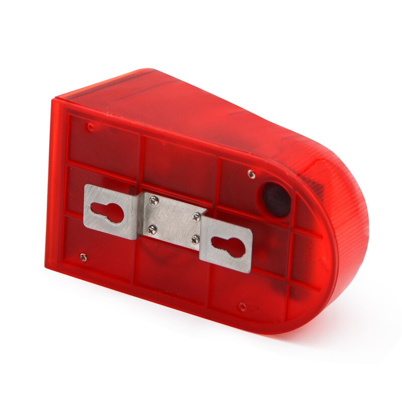 Solar Powered Sound Alarm Light Flashing LED Light Security Alarm System For Home Villa Farm Hacienda Outdoor Animal Repeller