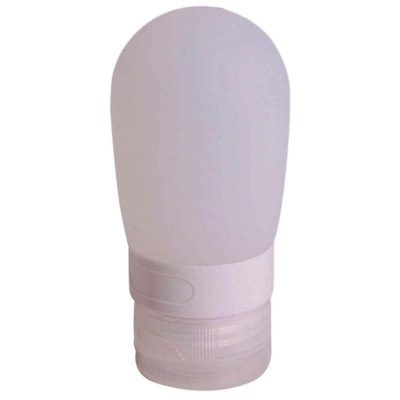 Shampooing de voyage Mini Portable Silicone | Bouteilles de shampooing de voyage, Gel de douche, distributeur de savon, Lotion de salle de bains, Tube de sous-bouteille, bouteilles vides: white / 80ml