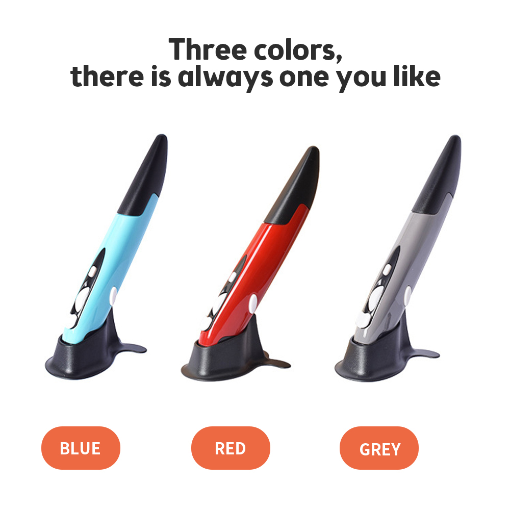 2.4G Wireless Mouse Pen Personality Vertical Pen-Shaped Stylus Battery Mouse Suitable For PC And Laptop Mice