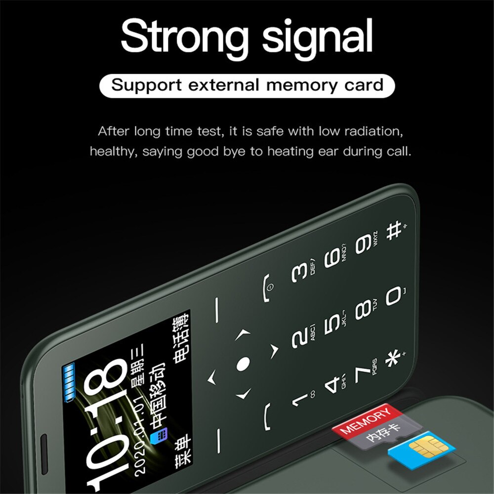 Soyes 7S + teléfono móvil Original Mini, pantalla de 1,5 ", cámara con linterna, MP3, sonido Hifi, Bluebooth, GSM, teléfono móvil para niños