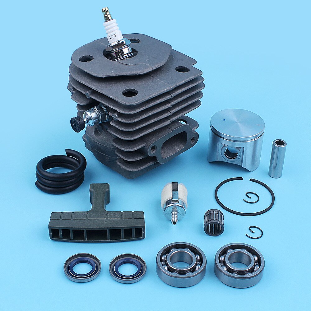 Nikasil belagt cylinderstemplesæt til husqvarna 357xp 357 xp 359 epa motorsav 537157302 537248502 krumtap kugleleje reservedele