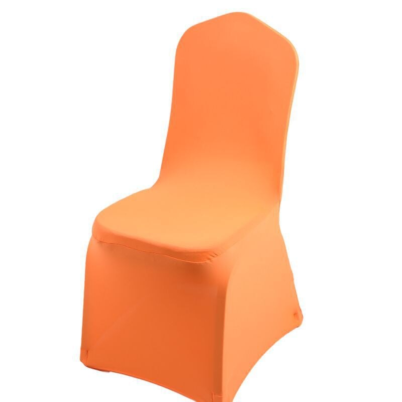 Housse de chaise élastique de couleur unie, pour Banquet, mariage, hôtel, maison, décor de maison: 13