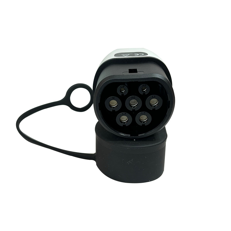 type 2 evse hunnladerplugg til elbil iec 62196 -omformer 16a 32a til ladestasjoner til elbiler, erstatningsplugg