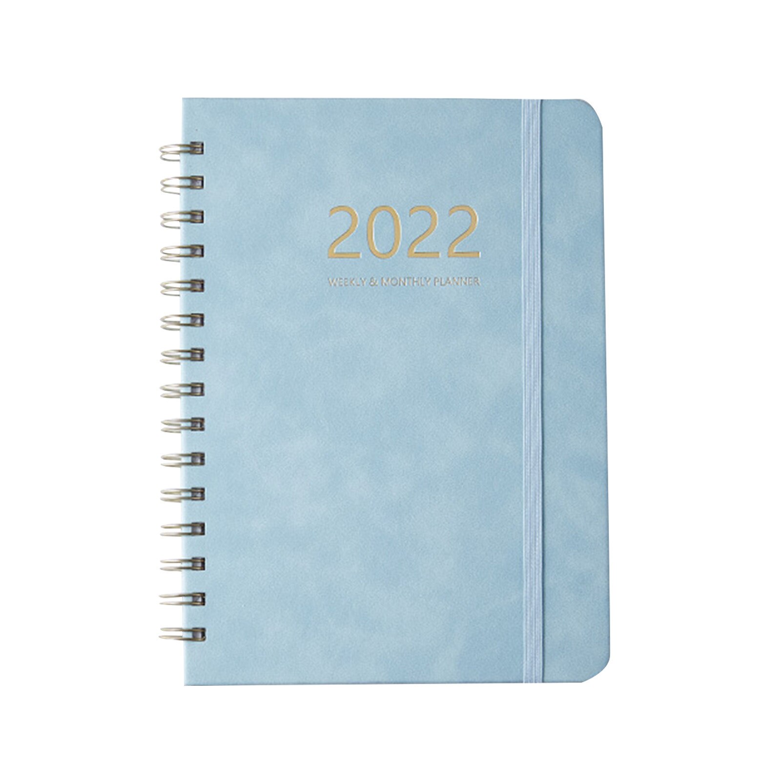 Daily Planner Schedule Business Notebook 2022 Weekly and Monthly Academic Planner Time Management Personal Agenda Organizer: sky blue
