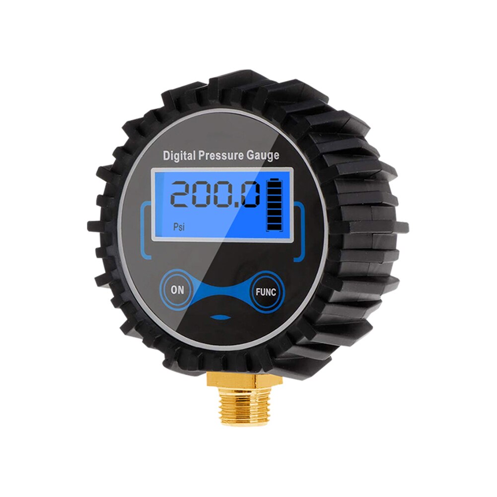 Professionele Digitale Manometer Lcd Groot Scherm Digitale Bandenspanningsmeter Auto Bike Motorcycle Tyre Tester Tool