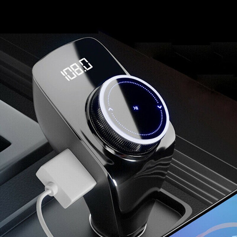 Voor auto bluetooth  mp3 speler bluetooth handsfree multifunctionele ontvanger muziek adapter autolader