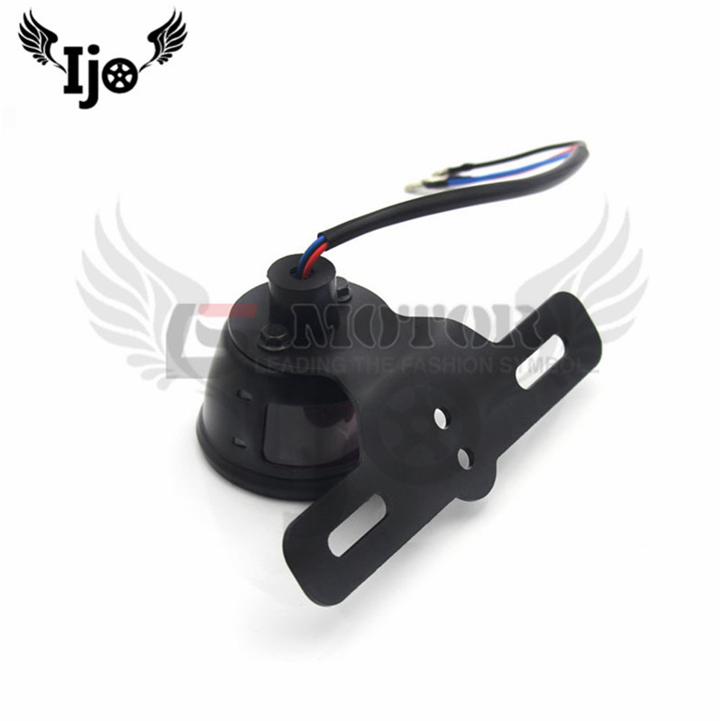 Motorfiets accessoires voor Harley cruisen auto Prins naderhand metalen mesh achterlicht remlicht montage