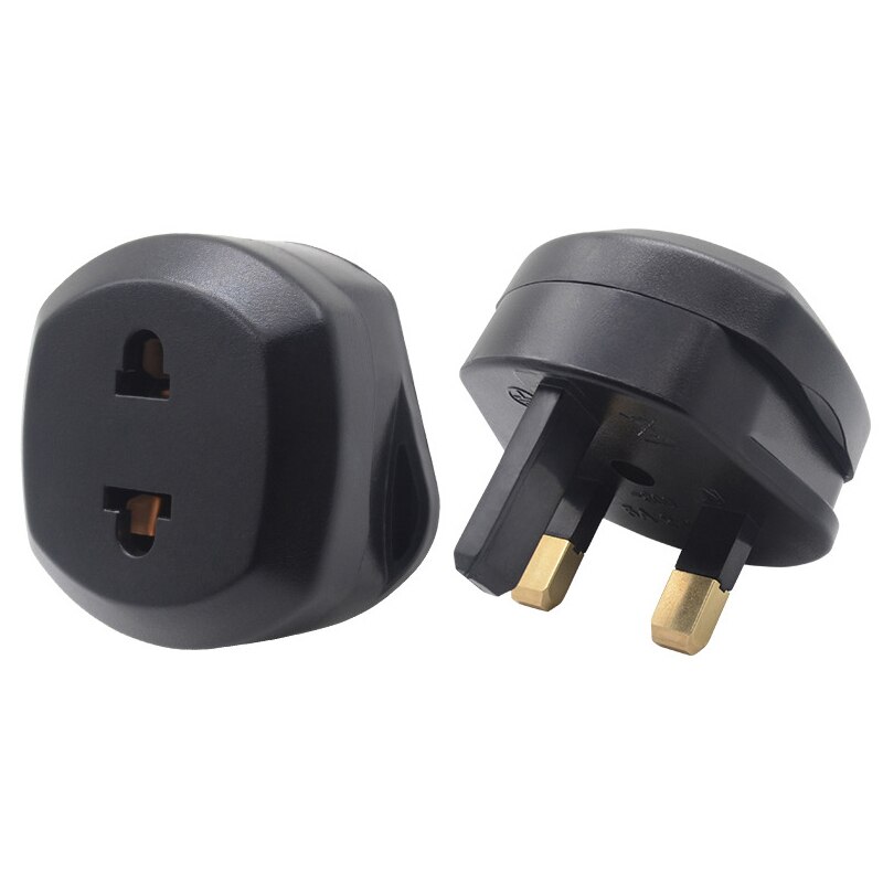 Weiß schwarz 250V 5A Kupfer CE Deutsch EU zu UK reise Adapter stecker 2Pole zu triprong Zypern Malediven singapur adptor stecker typ G