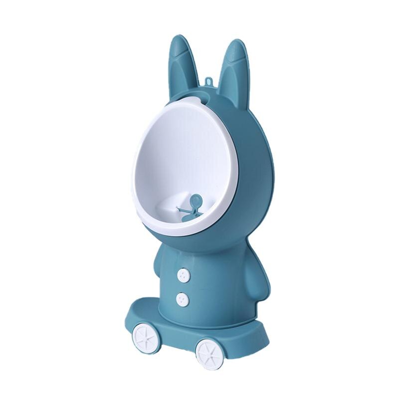 Bebé orinal de niños lindo altura ajustable Potty para niños baño formación orinal de pie desmontable baño accesorios de baño: Blue