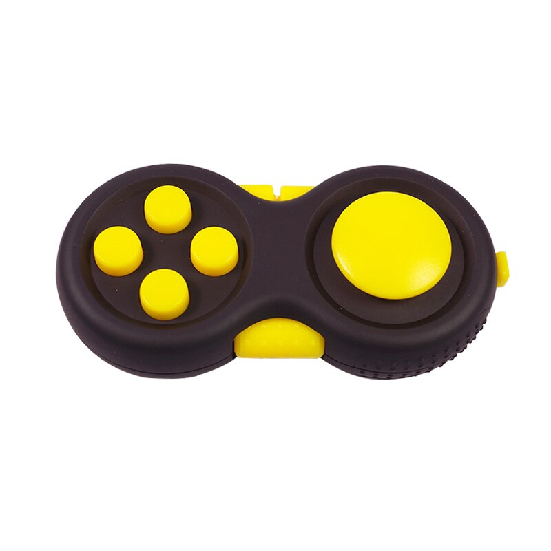 1Pc Game Fidget Pad Stress Reliever Squeeze Fun Magic Bureau Speelgoed Handvat Speelgoed Stress Decompressie Sleutel Mobiel: Yellow