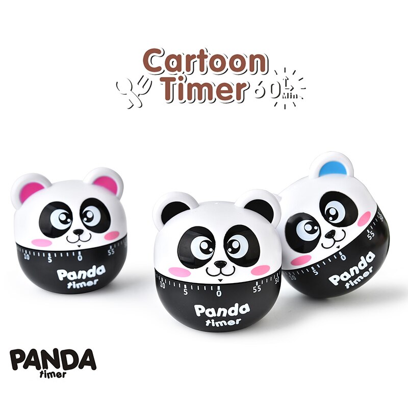 Cartoon Panda Timer 60 Minuut Bedienen Keuken Nuttig Koken Bakken Helper Keuken Timers