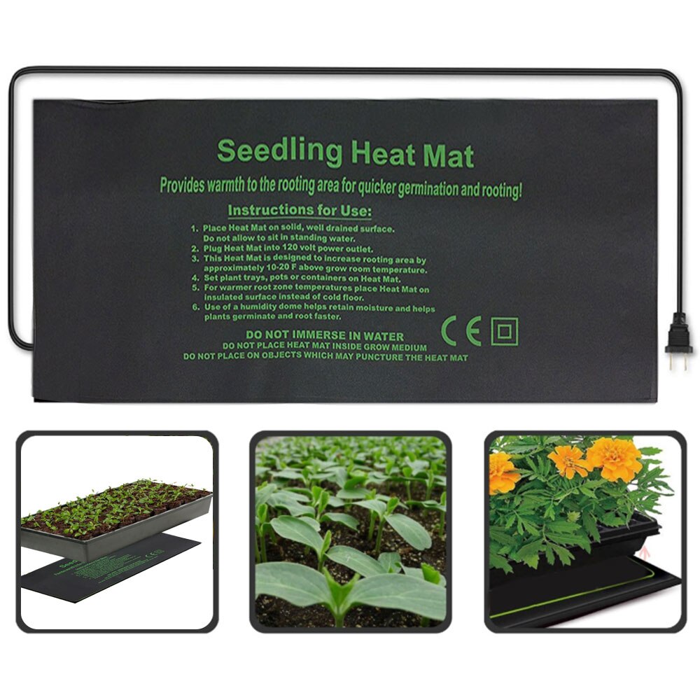 Plant Verwarming Mat Zaailing Bloem Elektrische Deken Waterdicht Warm Duurzaam Hydrocultuur Verwarming Pad Voortplanting Plant Verwarming Mat