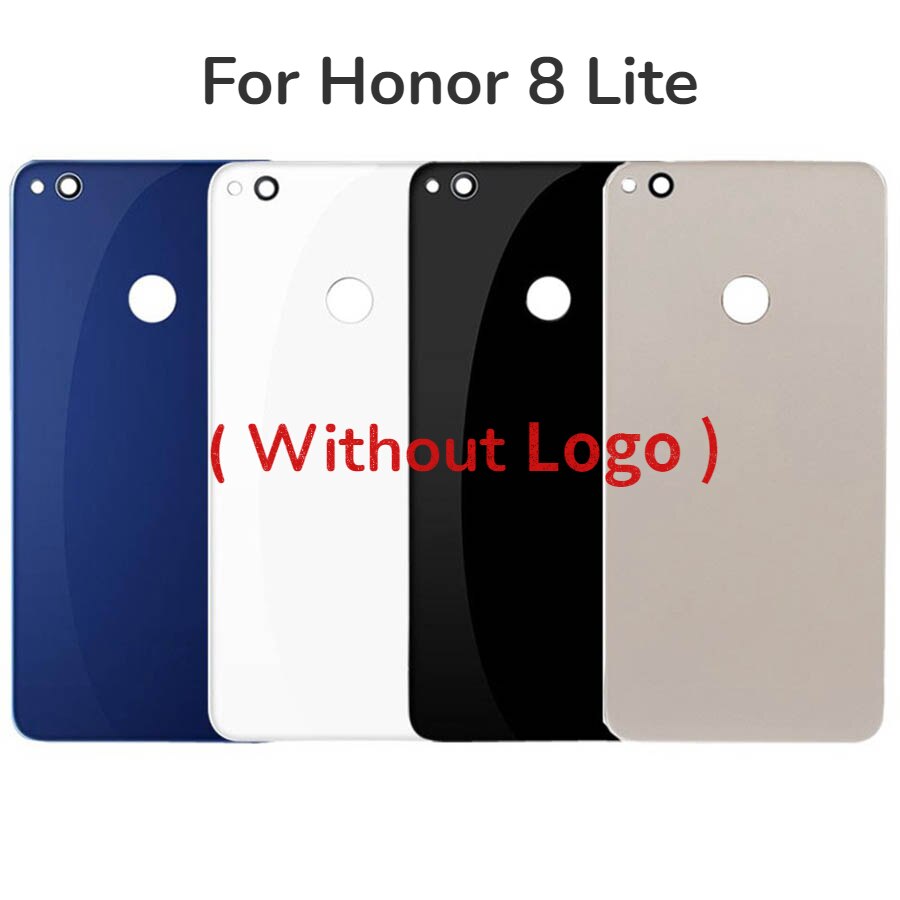 Panel de vidrio trasero para Huawei Honor 8 / Honor 8 Lite, cubierta de batería, carcasa trasera, reemplazo de puerta + pegatina adhesiva, FRD-L09 de PRA-LX1