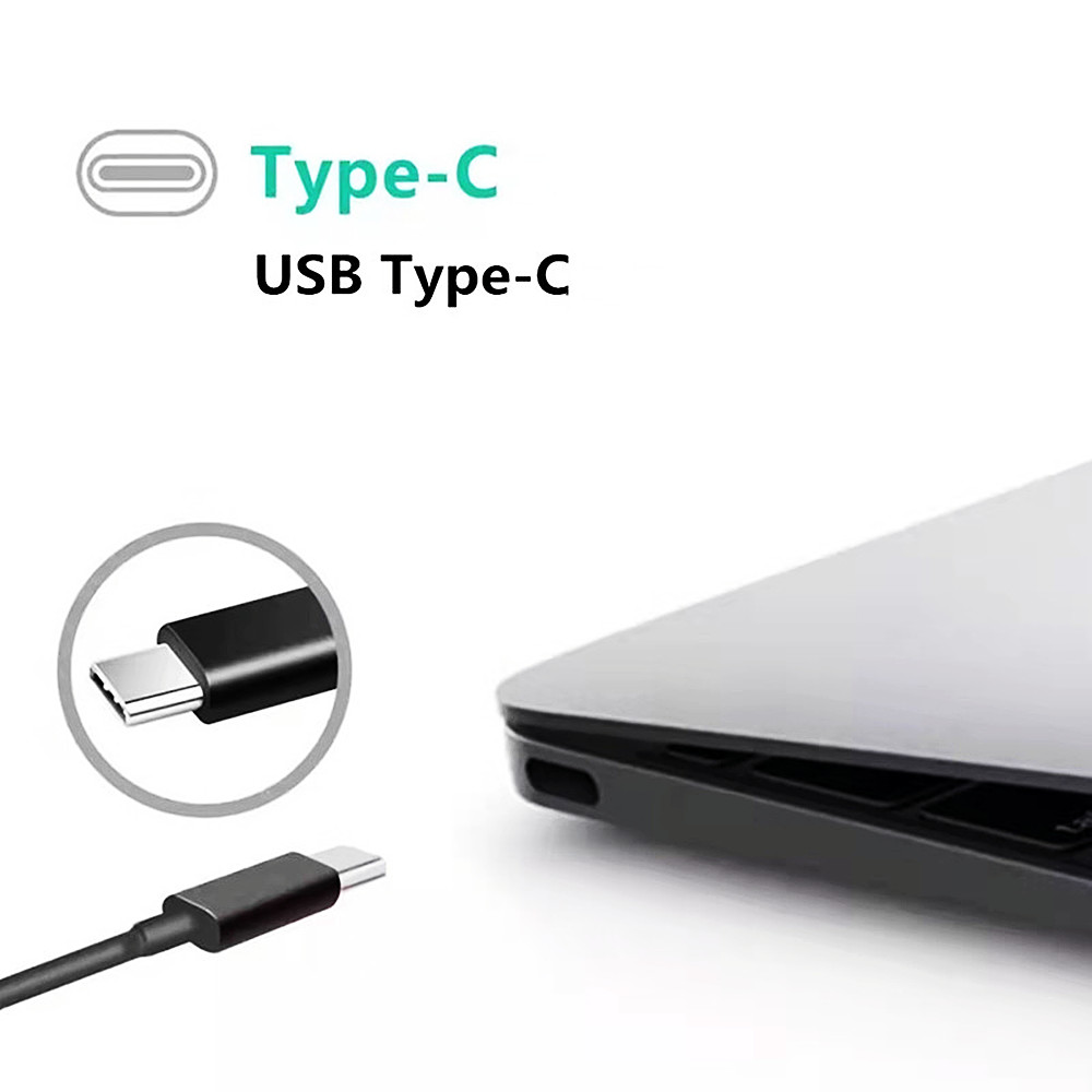 65W 20V 3,25 A USB C Typ-C PD Power Laptop Adapter Ladegerät für Lenovo Chromebook Yoga thinkPad MacBook ASUS ZenBook Dell Xiaomi