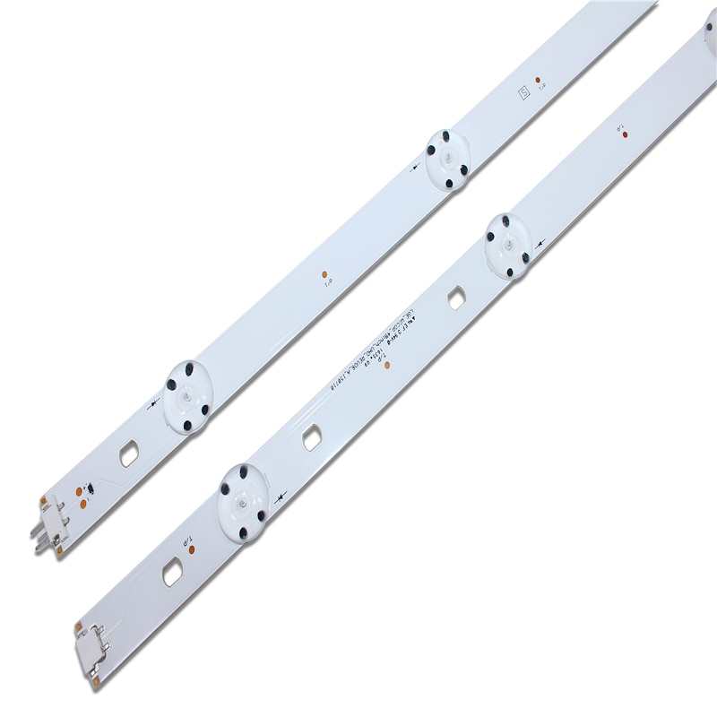 Tira de LED para iluminación trasera para LG TV 49UF6407, NC490DG, 8 Uds. (4 x A, 4 X B)