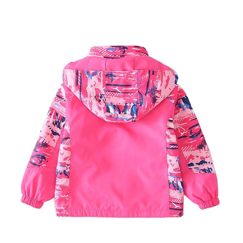 Children Polar Fleece Jacket Autumn Winter Kids Sports Coat 2Pcs Hooded Waterproof Windbreaker Teen Girls Hiking Jacket Dwq680