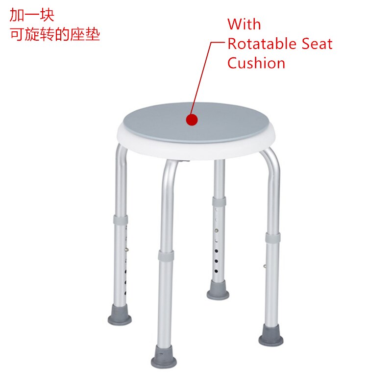 ALWAYSME 360 Grad Einstellbar Rotierenden Dusche Stuhl Hocker Badewanne Stuhl Badewanne Sitzbank Mit Anti-Unterhose Gummi Tipps: mit drehbar Sitz