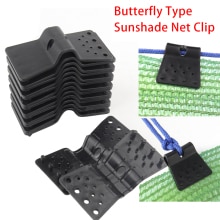 10/20/50 Pcs Vlinder Type Zonneklep Netto Klem Kas Film Klem Tuin Boerderij Gereedschap Anti Hagel Haak Instant oogje