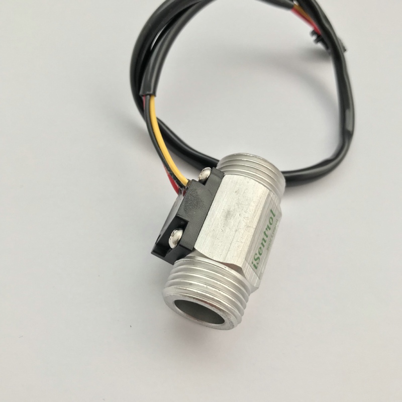 USS-HS21TI Stainless Steel 304 Hall Effect Water Flow Sensor 1-30L/M G1/2" Turbine Flowmeter for Dosage Controller Irrigation