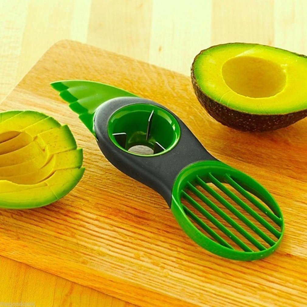 3 In 1 Duurzaam Gebruik Avocado Separator Avocado Gesneden Fruit Mes Comfortabel Avocado Slicer Keuken Koken Gadgets