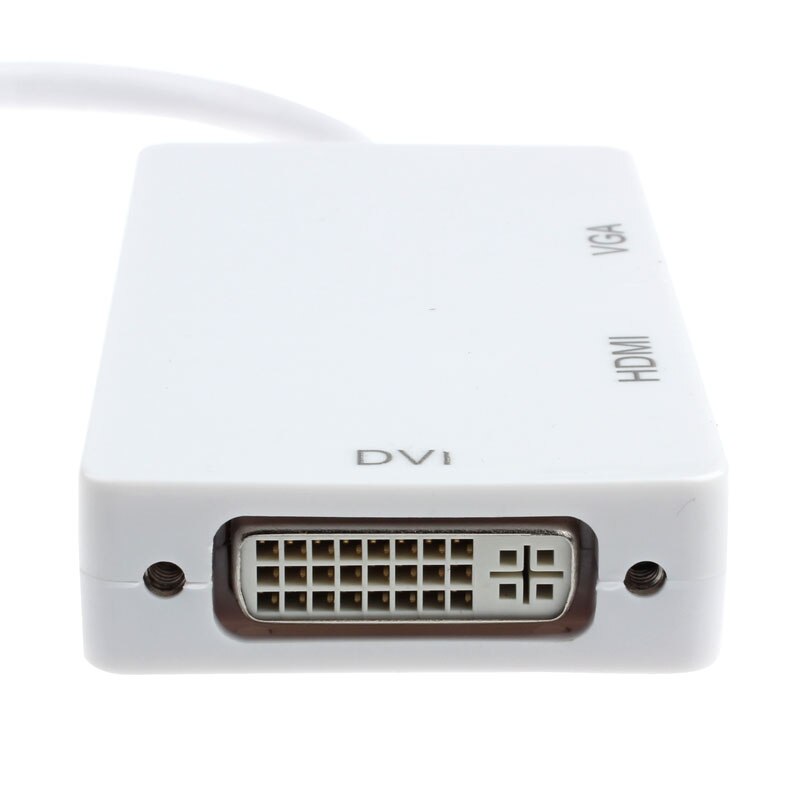 DisplayPort Thunderbolt to DVI VGA HDMI Adapter 3 in1 for MacBook iMac AU04