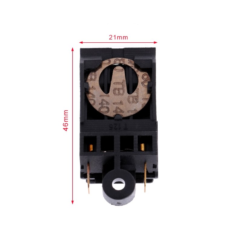 1PC 16A Electric Kettle Thermostat Switch 2 Pin Terminal Kitchen Appliance Parts