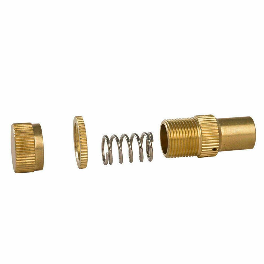 4pcs Universal Off-Road Car Brass Desert Tire Deflators Kit Automatic Tyre Deflator Pressure Reducing Relief Valve