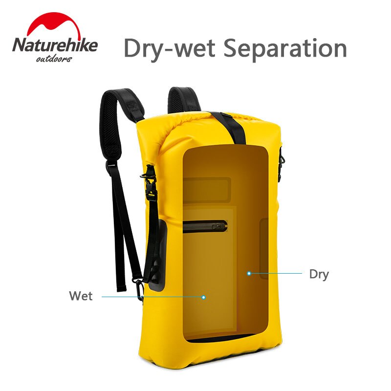Naturehike Outdoor TPU Waterproof Bag Dry Bag 28L Capacity Swimming Drifting Waterproof Backpack Storage bag Water Supplies