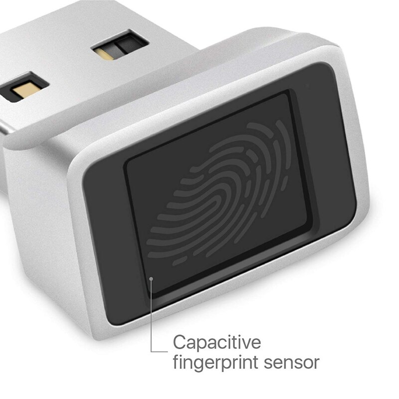 066A Mini Portable USB Fingerprint Security Key for Windows Hello Bio-safe Integration Use Smart Compatible with Windows 10