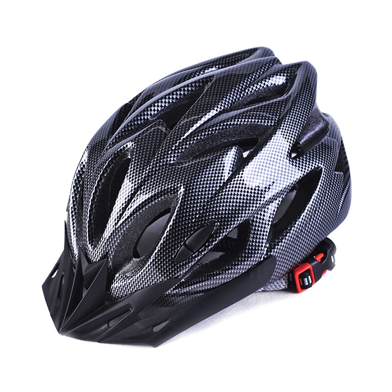Lichtgewicht Ademend Volwassen Fietshelm Mountainbike Integraal Molding Voor Bike Fiets Mannen Vrouwen Comfortabel: Carbon Fiber Pattern