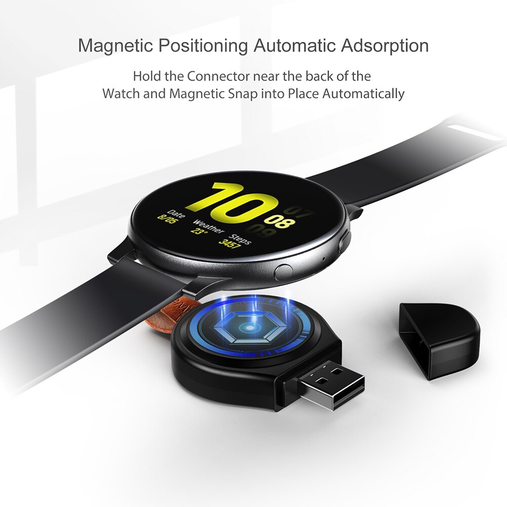Smartwatch Magnetische USB Drahtlose Ladegerät Ersatz für Samsung Aktive/aktiv2/Uhr3/Uhr4 Dock Basis