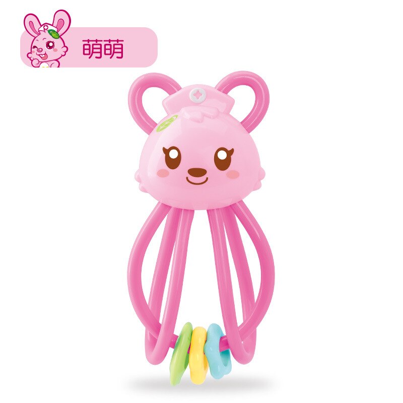 Explosion modelle neue Manhattan Ball beißRing Hand rasseln Baby geburt spielzeug: Rosa