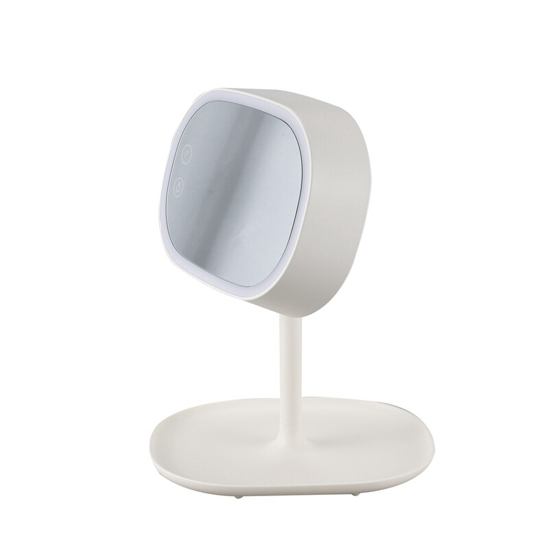 1pc make-upspiegels met spiegellicht oplaadbare led-lamp tafellamp bureaulamp beugellamp bedlamp usb-oplader decoratie gi: Wit