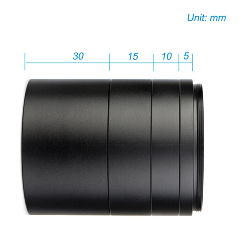 2 Inch M42 Extension Tube Kit 5/10/15/30Mm M42X0.75 on Both Sides for Astronomy Telescope Astrophotography