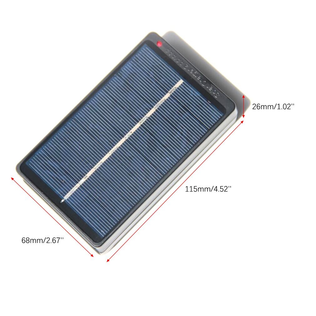 1W 4V Solar Panel Charger Can Charge 2*AA/AAA 1.2V Battery Charger