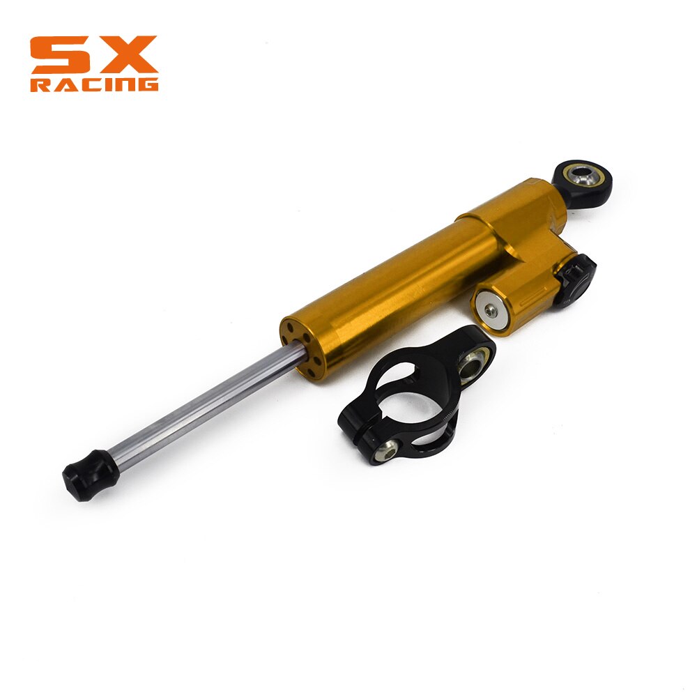 Motorcycle Steering Damper Stabilizer Bracket For KAWASAKI Z1000 Z 1000 Z750 Z 750 2003 03 04 05 06 07 08 09: Gold Black
