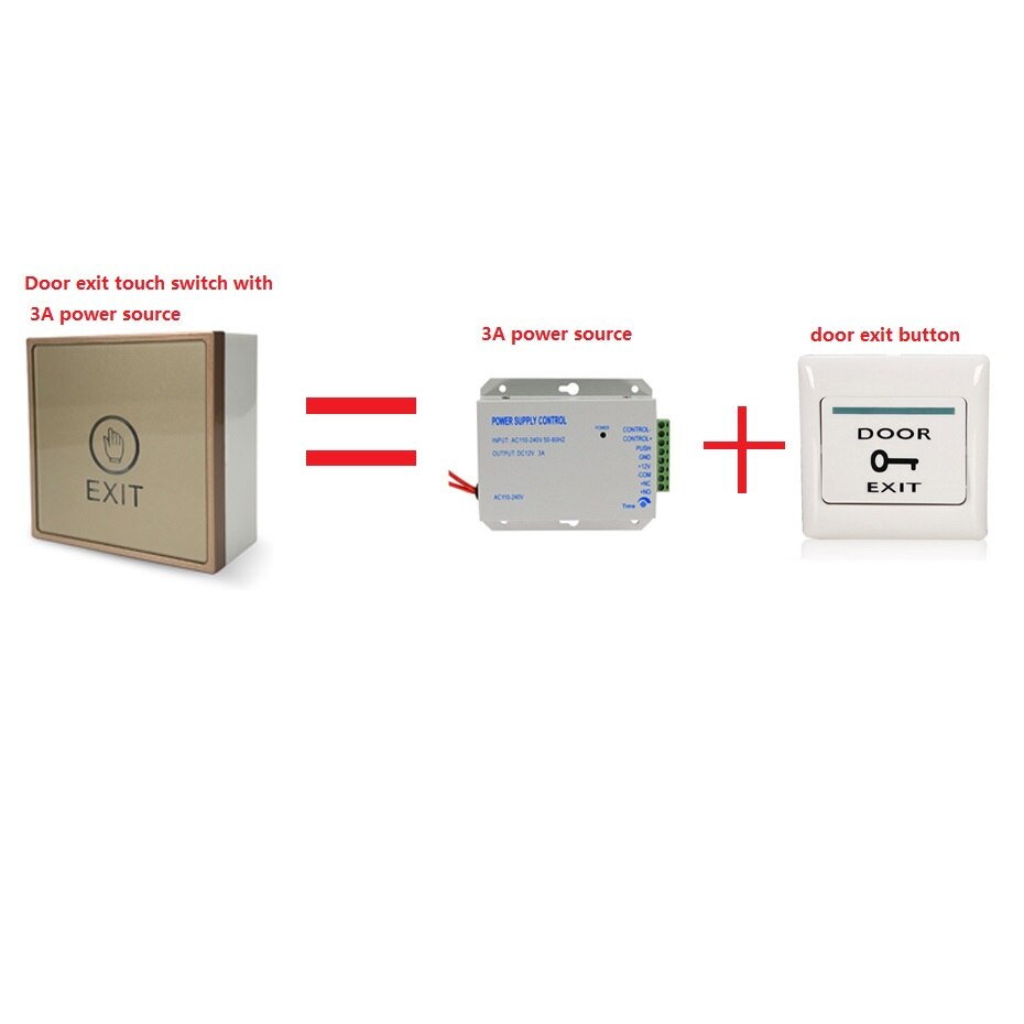 Ysecu hemsäkerhet fabrik lager grind dörr elektriskt lås 3a strömkälla åtkomstkontrollbrytare video intercom upplåsningssystem