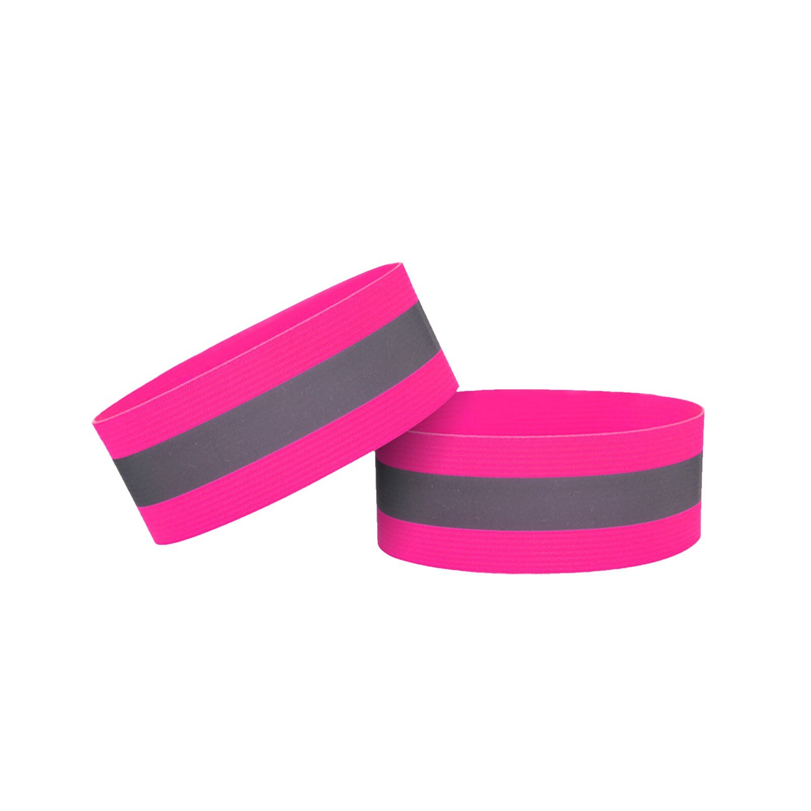 Reflective Bands Elasticated Armband Wristband Ankle Leg Straps Safety Reflector Tape Straps For Jogging Walking Biking #40: Pink