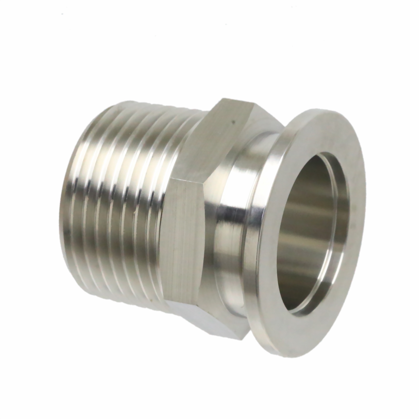 ISO-KF25 (NW/KF-25) to 1" inch Female PT Pipe Threads adapter Vacuum Flanges Fitting SS304 Stainless Steel 304