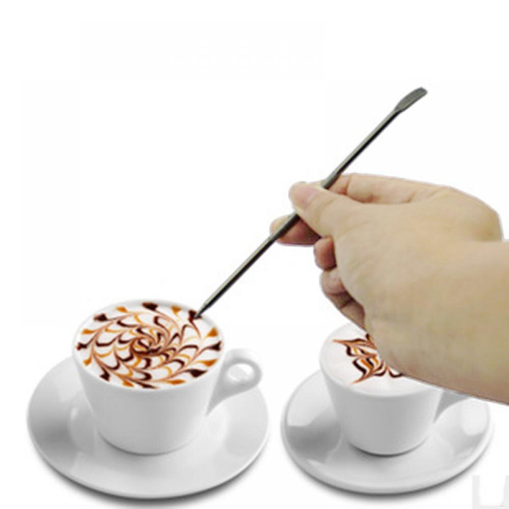 Koffie latte roestvrij staal kunstpen gereedschap espressomachine café keuken