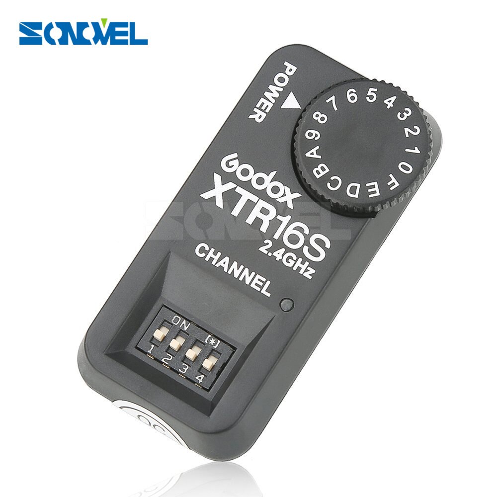 Godox XTR-16S 2.4G Wireless 16 Channels Power-control Flash Trigger Receiver for VING V860 V850 V860II V850II