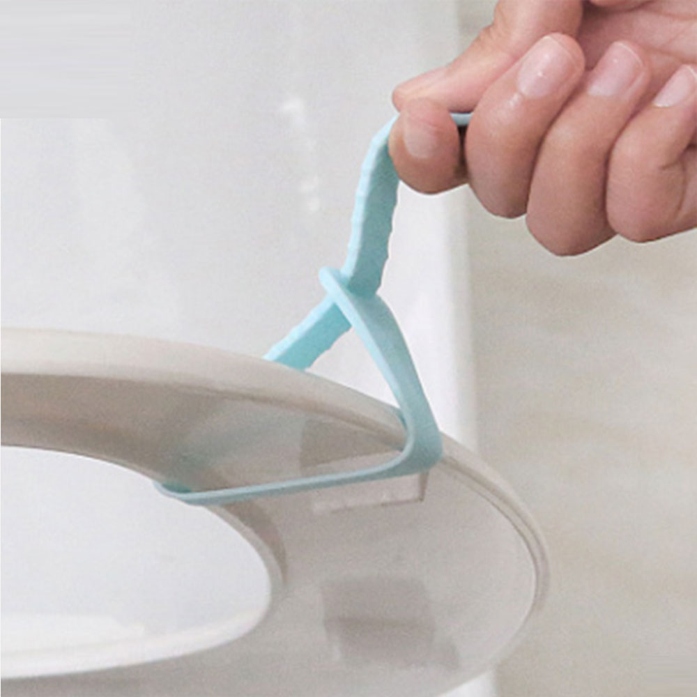 silika gel toalett lokk løfter anti-smuss lokk løfter løfte toalett lokk tilbehør sitte toalett fang sanitær clamshell håndtak