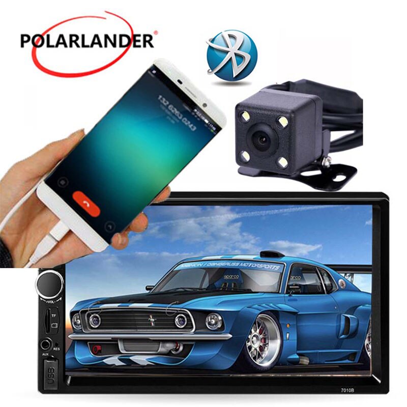 7'' USB/TF/FM Touch Screen Head Unit Radio Car Stereo MP5 Player Remote Control Bluetooth 2Din Mirror Link For Andriod