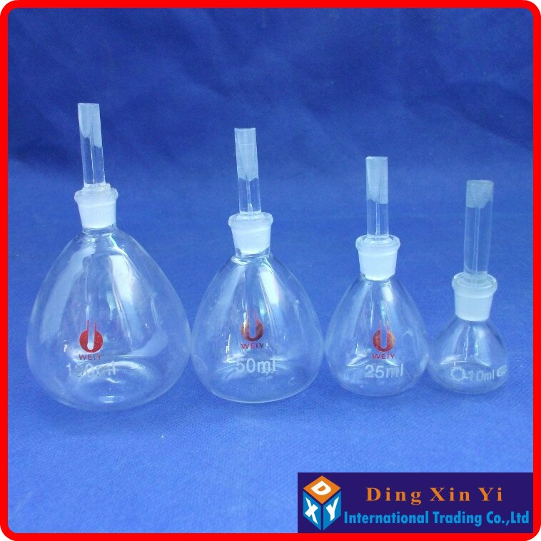 (2pieces/lot)10ml Gay-Lussac pycnometer,specific gravity bottle,picnometer