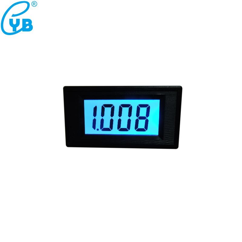 2K Resistance Meter LCD Digital Meter OHM Tester AC DC 8-12V Ohm Meter 3.5 Digital Resistor Tester Ohm Gauge Blue Backlight